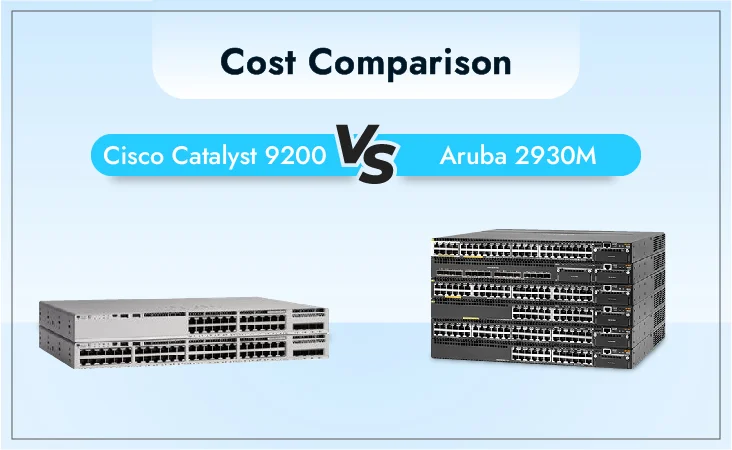 Cisco Catalyst 9200 Switches vs Aruba 2930M Switches: Comparing Prices