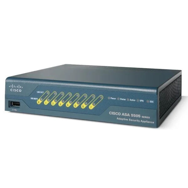 ASA 5505 Appliance with SW, 10 Users, 8 ports, 3DES/AES