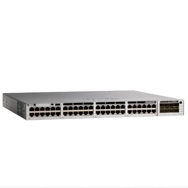 Catalyst 9300 48-port fixed uplinks data only, 4X1G uplinks, Network Essentials