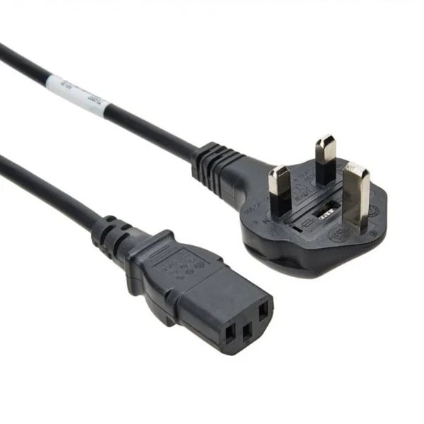 AC Power Cord (UK), C13, BS 1363, 2.5m 