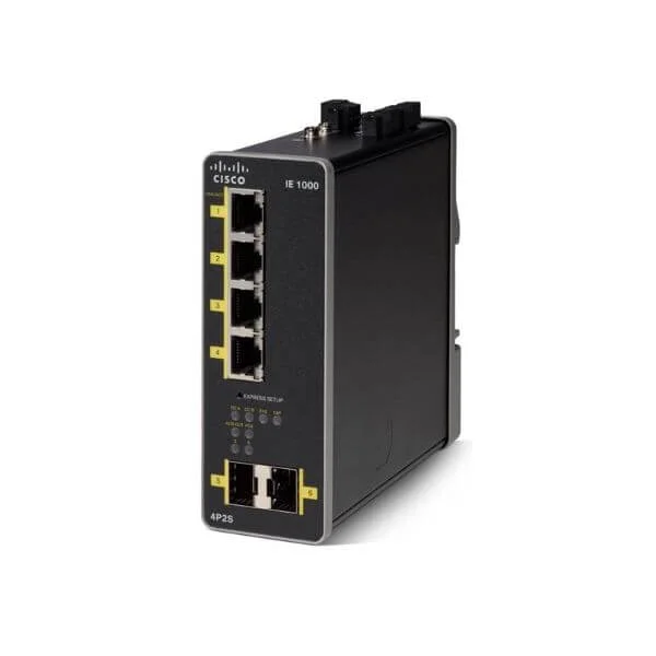IE1000 with 4 FE Copper PoE+ ports and 2 GE SFP uplinks