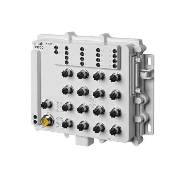 IE2000 IP67 Switch with 16 FE M12 ports (Lan Base)