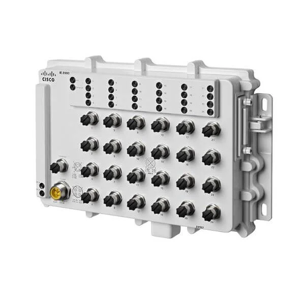 IE2000 IP67 Switch with 24 FE M12 ports (Lan Base)