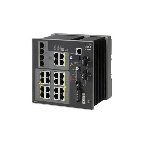 IE4000 switch with 16 GE Copper and 4 GE combo uplink ports
