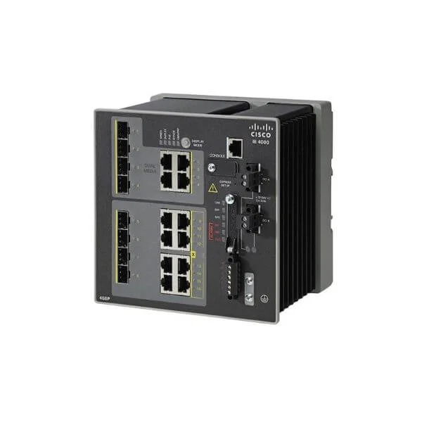 IE4000 with 4FE SFP, 8FE PoE+ and 4GE combo uplink ports