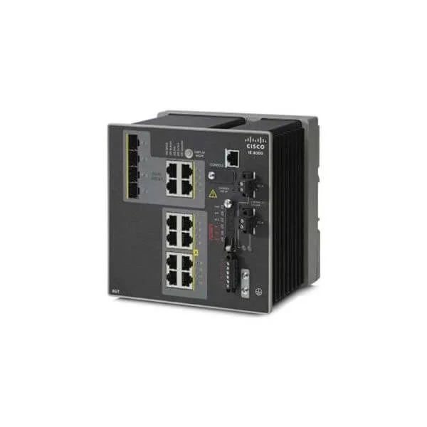 IE4000 switch with 8 GE Copper and 4 GE combo uplink ports