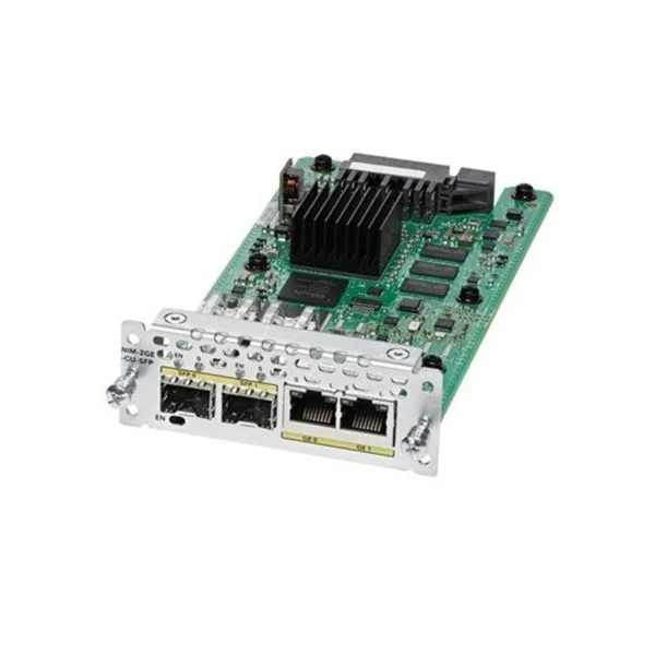 Cisco 4000 Series Integrated Services Router 2-Port Gigabit Ethernet WAN Modules NIM-2GE-CU-SFP.