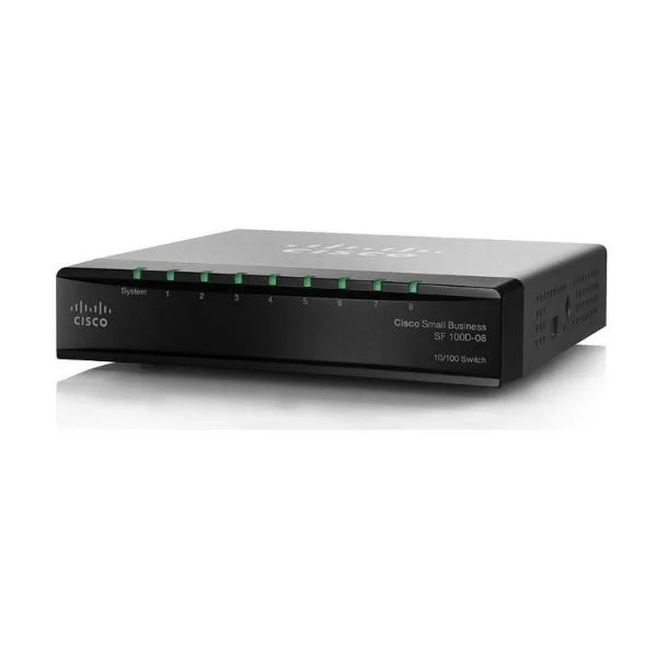 Cisco SF110D-08 8-port 10/100 Desktop Switch