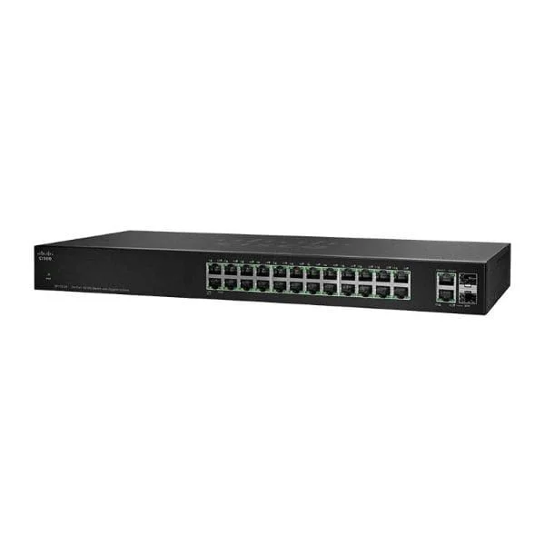 Cisco SF112-24 24-port 10/100 + 2 Mini-GBIC & 2 GE Uplink