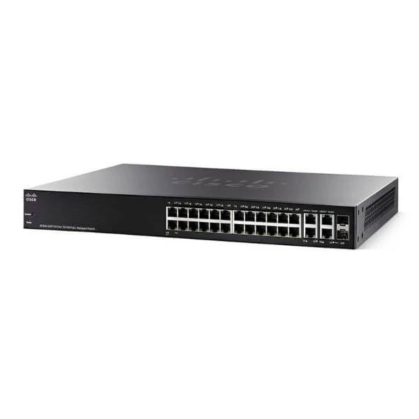 8 10/100 ports with 62W power budget, 2 Gigabit copper/SFP combo