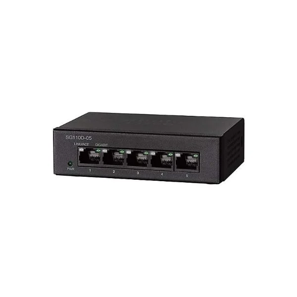Cisco SG110D-05 5-port Gigabit Desktop Switch