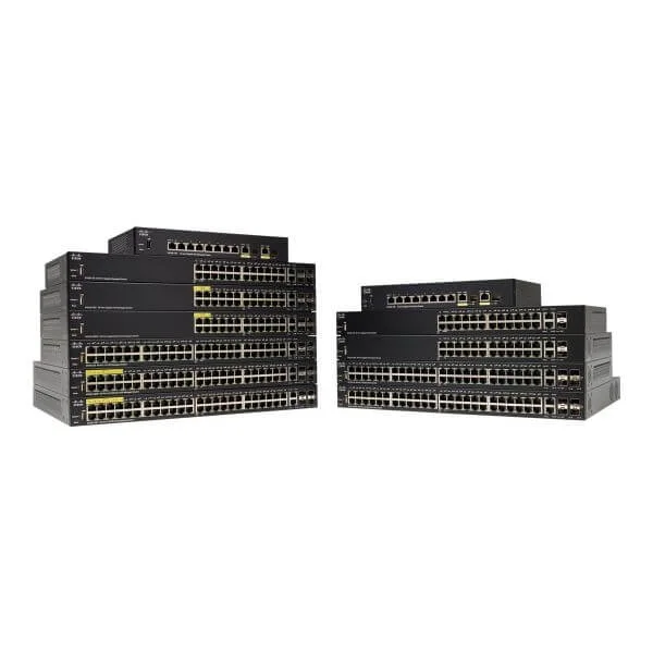 8 10/100/1000 PoE ports with 128W power budget, 2 Combo mini-GBIC ports