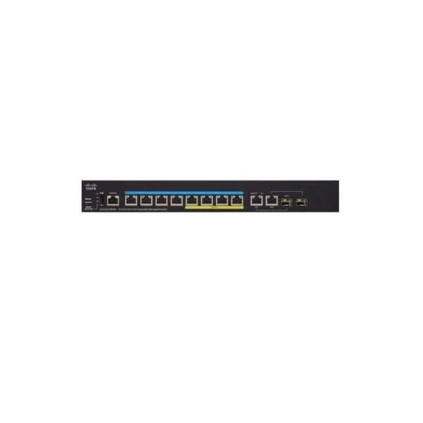 8 x 10/100/1000/2500 PoE+ ports with 240W power budget, 2 x 10GBase-T/SFP+ combo