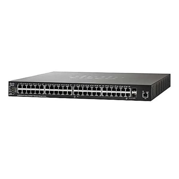 48 x 10 Gigabit Ethernet 10GBase-T copper port , 2 x 10 Gigabit Ethernet SFP+ (combo with 2 copper ports) , 1 x Gigabit Ethernet management port