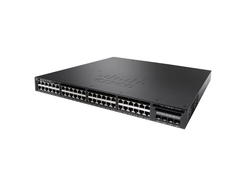 Cisco Catalyst 3650 48 Port PoE 4x10G Uplink LAN Base 