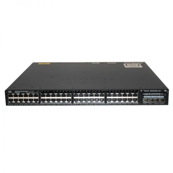 Cisco Catalyst 3650 48 Port Full PoE 4x10G Uplink IP Base 
