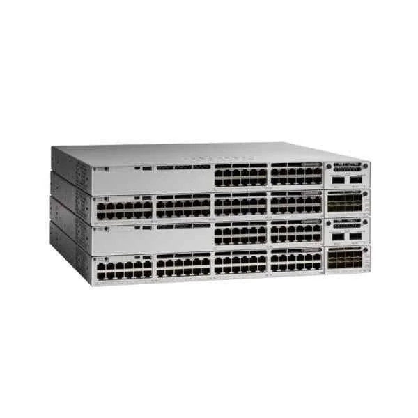 Catalyst 9300 48-port fixed uplinks PoE+, 4X10G uplinks, Network Advantage
