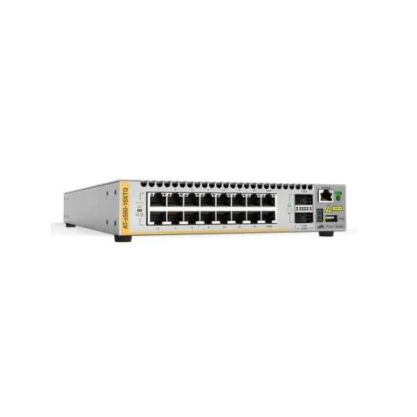 AT-X550-18XTQ-30 - Managed - L3 - 10G Ethernet (100/1000/10000) - Full duplex - Rack mounting