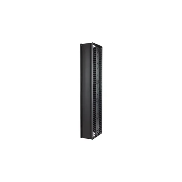 Valueline Vertical Cable Manager - Black - 30.5 cm (12") - 305 mm - 572 mm - 2134 mm - 18.2 kg