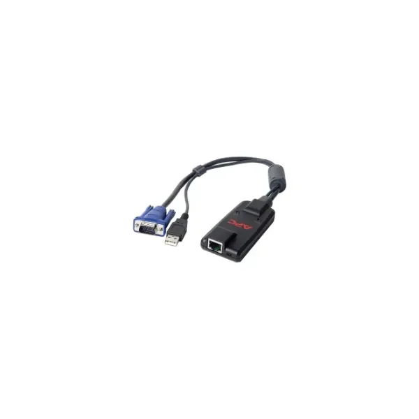 KVM-USB - Black - D-Sub - USB - RJ-45 - 120 g - 125 mm - 129 mm