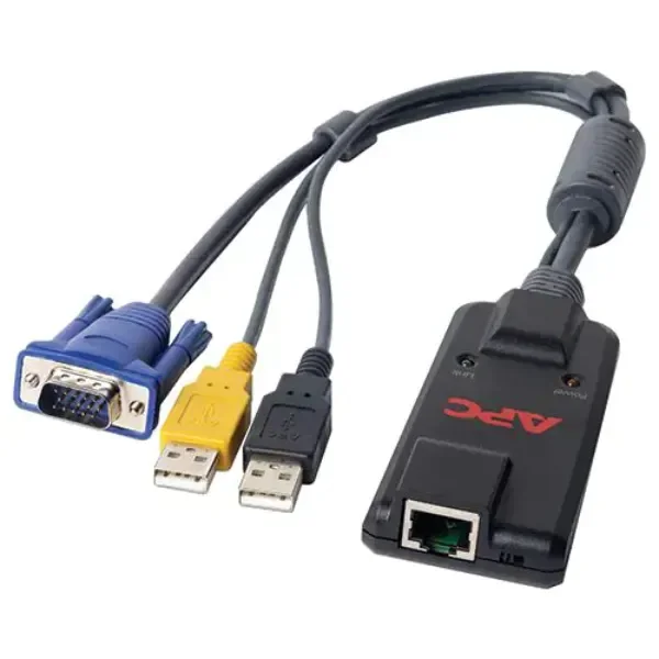 KVM-USBVMCAC - Black - 2x USB2.0 A - VGA - RJ45 - Male/Female - 140 g - USB2.0 A - VGA - RJ45