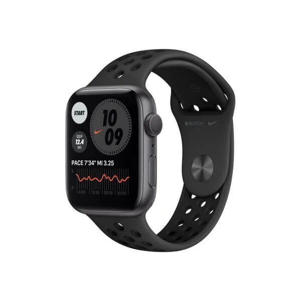 Apple Watch Nike Series 6 (GPS) - space grey aluminium - smart watch with Nike sport band - anthracite/black - 32 GB