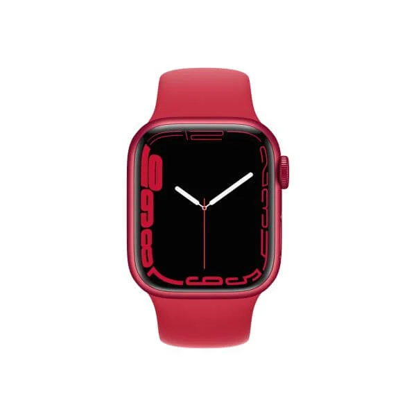 Apple Watch Series 7 (GPS + Cellular) (PRODUCT) RED - red aluminium - smart watch with sport band - red - 32 GB