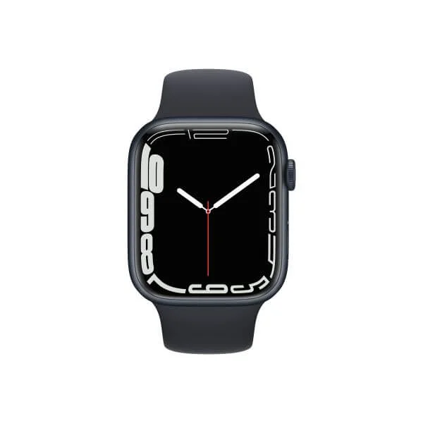 Apple Watch Series 7 (GPS) - midnight aluminium - smart watch with sport band - midnight - 32 GB