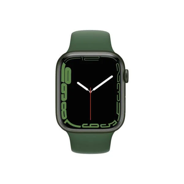 Apple Watch Series 7 (GPS + Cellular) - green aluminium - smart watch with sport band - clover - 32 GB