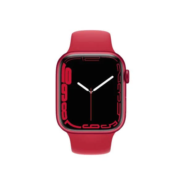 Apple Watch Series 7 (GPS + Cellular) (PRODUCT) RED - red aluminium - smart watch with sport band - red - 32 GB