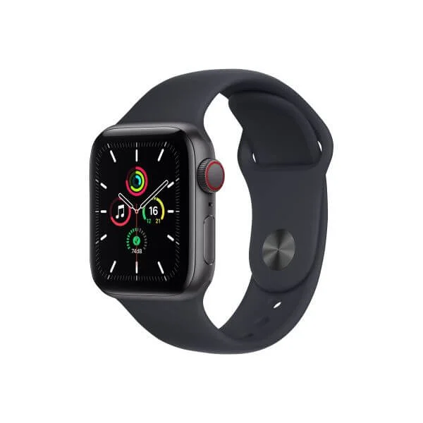 Apple Watch SE (GPS) - space grey aluminium - smart watch with sport band - midnight - 32 GB