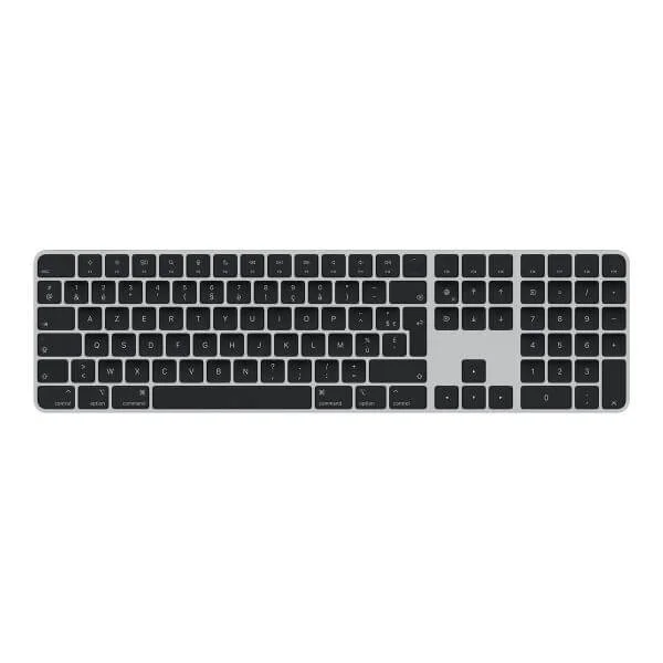 Apple Magic Keyboard with Touch ID and Numeric Keypad - keyboard - AZERTY - French - black keys