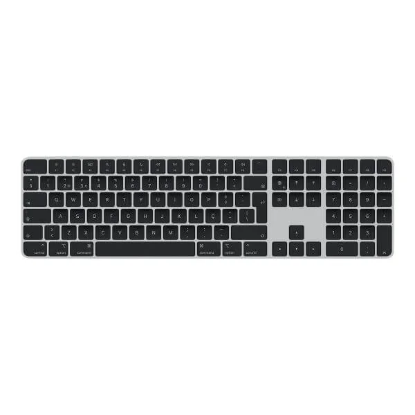 Apple Magic Keyboard with Touch ID and Numeric Keypad - keyboard - QWERTY - Portuguese - black keys