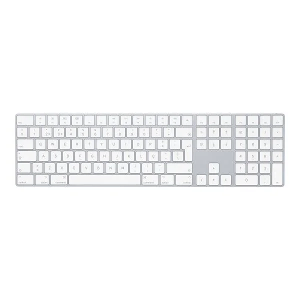 Apple Magic Keyboard with Numeric Keypad - keyboard - QWERTY - Portuguese - silver