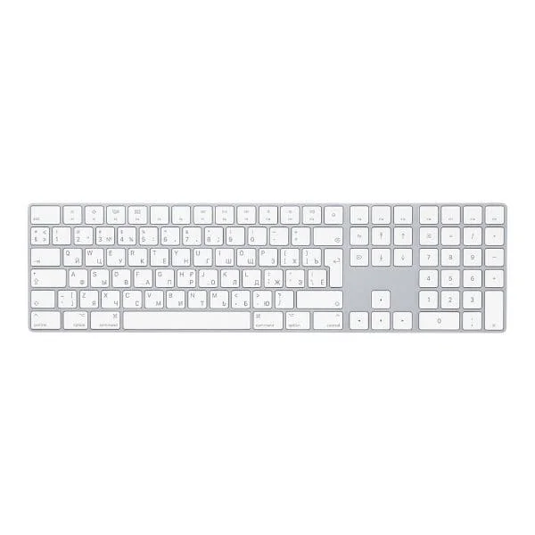 Apple Magic Keyboard with Numeric Keypad - keyboard - QWERTY - Russian - silver