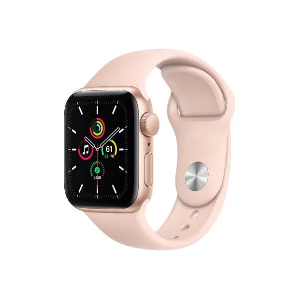 Apple Watch SE (GPS) - gold aluminium - smart watch with sport band - pink sand - 32 GB