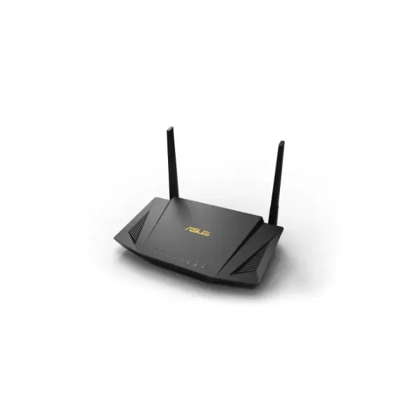 RT-AX56U - Wi-Fi 6 (802.11ax) - Dual-band (2.4 GHz / 5 GHz) - Ethernet LAN - Black - Tabletop router
