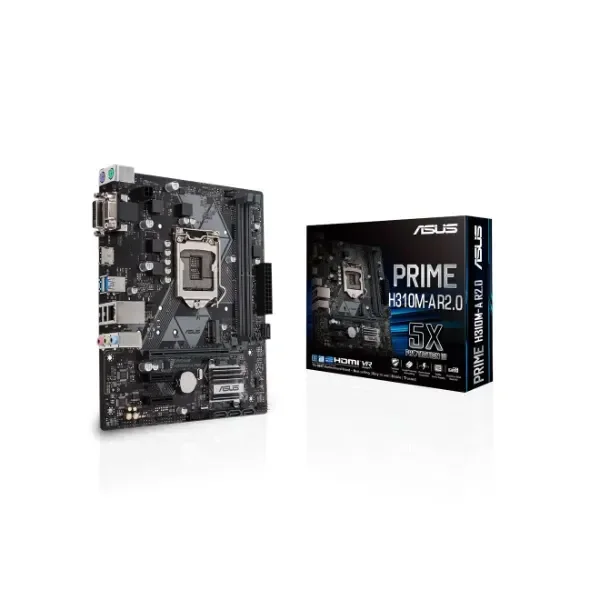 PRIME H310M-A R2.0 - Intel - LGA 1151 (Socket H4) - Intel® Celeron® - Intel® Core™ i3 - Intel Core i5 - Intel Core i7 - Intel® Pentium® - i3-8xxx,i5-8xxx,i7-8xxx - DDR4-SDRAM - 32 GB
