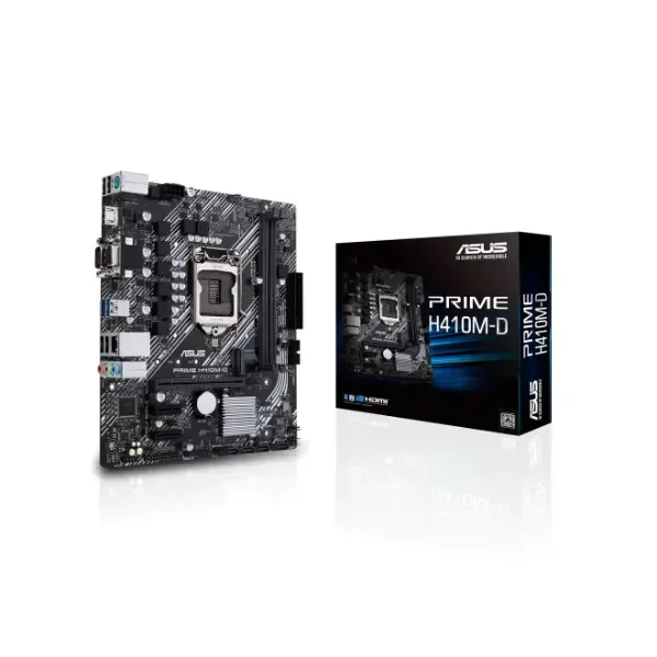 PRIME H410M-D - Intel - Intel® Celeron® - Intel® Core™ i3 - Intel Core i5 - Intel Core i7 - Intel Core i9 - Intel® Pentium® - DDR4-SDRAM - 64 GB - DIMM - Dual-channel