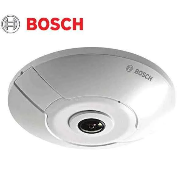 Bosch NUC-52051-F0 5MP Indoor Fisheye IP Security Camera with Built-in Microphone, 1.19mm Fixed Lens