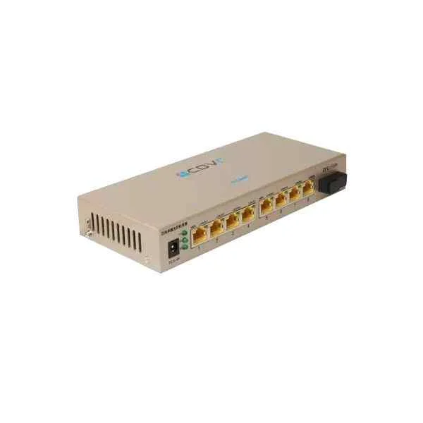 D-Link 8-port 10/100Base-TX to 100Base-FX 100M Ethernet photoelectric converter, single-mode single-fiber, can be used alone or with DMC-1200, TX: 1310/RX: 1550nm, maximum transmission 20km, SC interface/ Dual power interface / wide voltage DC: 5-12v / need to be used in pairs with DFE-161SB or DFE-162SB