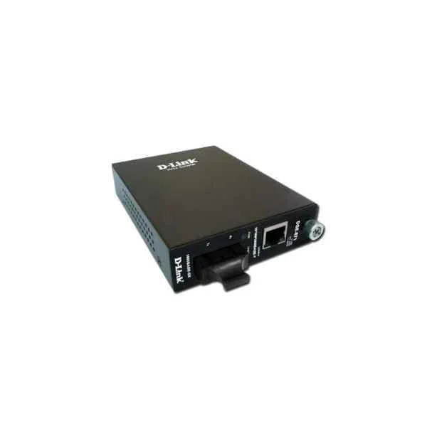 D-Link 1 port 10/100/1000Base-T to 1000Base-SX Gigabit Ethernet photoelectric converter, multi-mode, SC interface, maximum transmission 550m, wavelength 850nm, can be used alone or with DMC-1100