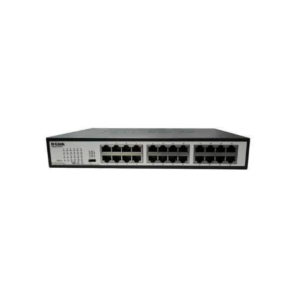 D-Link Ports: 24 Gigabit electrical ports, backplane bandwidth: 48G, packet forwarding rate: 35.7M, port 4KV lightning protection, size: 280x180x44mm (11 inches, iron case), power supply: AC 100-240V built-in power supply, desktop type is available Rack, non-network management switch, support standard switching/network cloning/convergence uplink switching