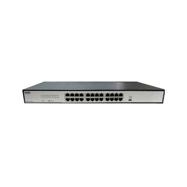 D-Link Ports: 24 Gigabit electrical ports, backplane bandwidth: 48G, packet forwarding rate 35.7M, port 4KV lightning protection, size: 440x230x44mm (iron case), power supply: AC 100-240V built-in power supply, standard rack type, non-network management Switch, support standard switching/network cloning/convergence uplink switching