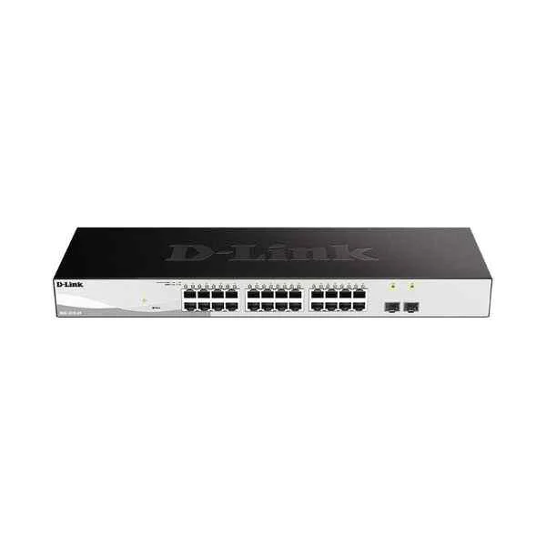D-Link Ports: 24 Gigabit PoE electrical ports + 2 Gigabit optical ports, backplane bandwidth: 52G, packet forwarding rate: 38.7M, PoE power: single port maximum 30W, machine maximum power 370W, power supply: AC 100-240V built-in Power supply, size: 440x208x44mm (iron case), standard rack type, non-network managed PoE switch, port 6KV lightning protection, support flow control switch, LCD display PoE status