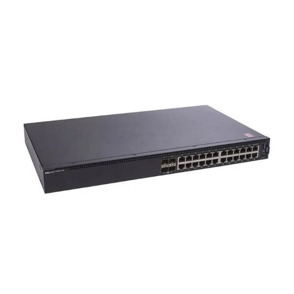 Dell Networking N1124T-ON, L2, 24-port RJ45 1GbE, 4-port SFP + 10GbE