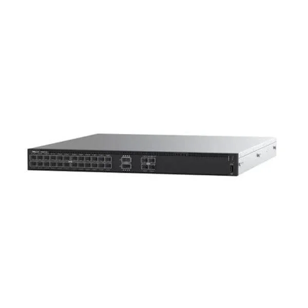 Dell Networking S4128F-ON, 1U, PHY-less, 28 x 10GbE SFP+, 2 xQSFP28, IO to PSU, 2 PSU, OS10, 3 years* 4h service