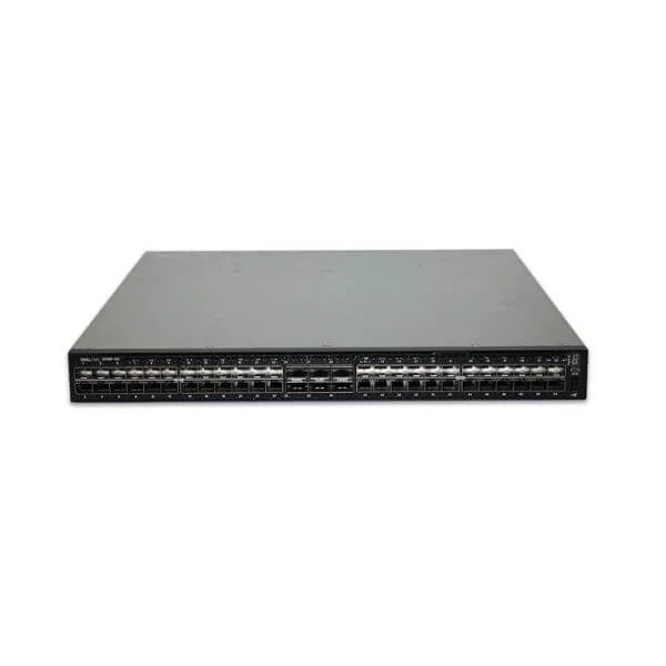 Dell Networking S4148F-ON, 1U, PHY-less, 48 x 10GbE SFP+, 4xQSFP28 2xQSFP+, PSU to IO, 2 PSU, OS10, 3 years* 4h  service
