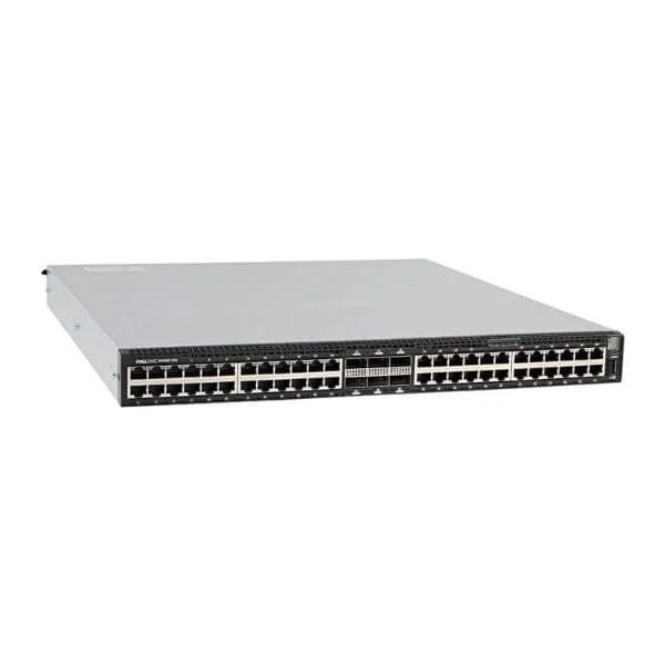 Dell Networking S4148T-ON, 1U, 48x10Gbase-T, 4xQ28, 2xQSFP +, PSU to IO, 2 PSU, OS10