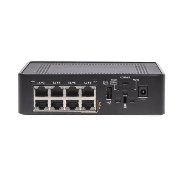 Dell Networking X1008 Intelligent Web management switch, 8x 1GbE port, AC or POE powered